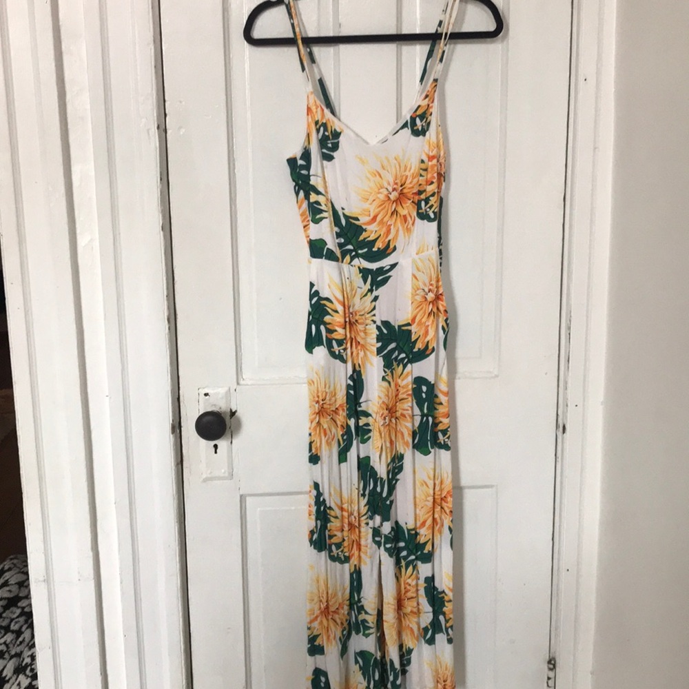 Zara print jumpsuit size xs